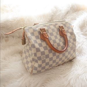 LOUIS VUITTON Speedy Bandouliere Bag Damier 30